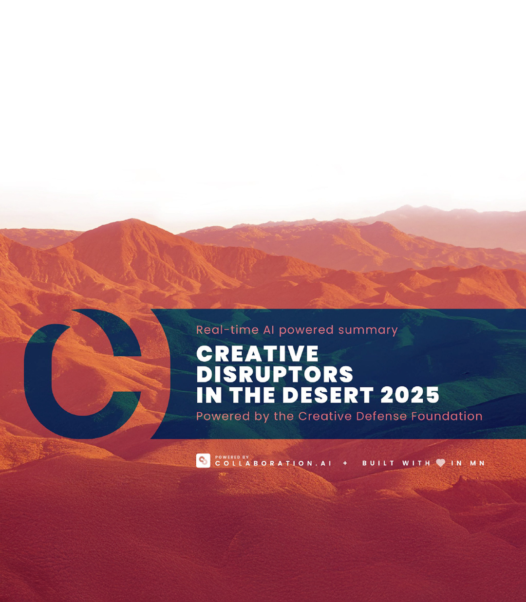 Creative Disruptors in the Desert 2025 Report